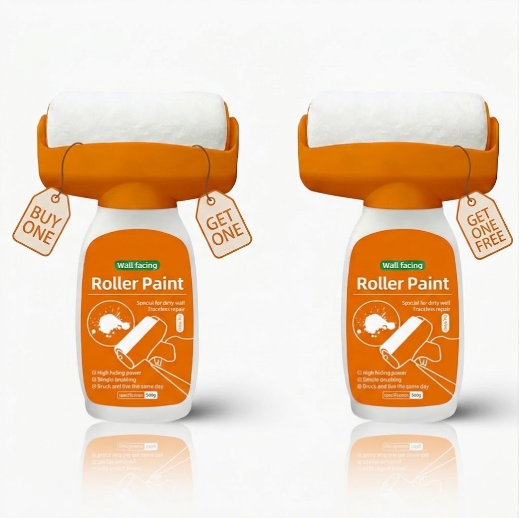 🎨 Tired of Stained, Damaged Walls? Refresh Them with Odorless, Water-Based Repair Paint! ✨