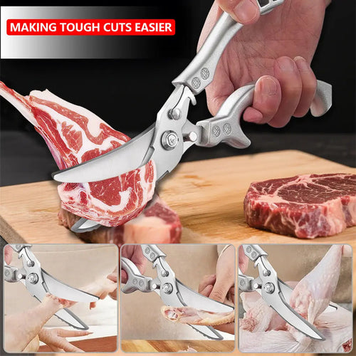 🔥50% OFF🔥Stainless Steel Bone-Cut Kitchen Scissors