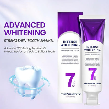 🔥BUY 1 FREE 1🔥New 7-Pro Intensive Toothpaste | Upgraded Purple Formula with 7 Probiotics | Deep Enamel Repair & Long-Lasting Freshness#dealsforyoudays