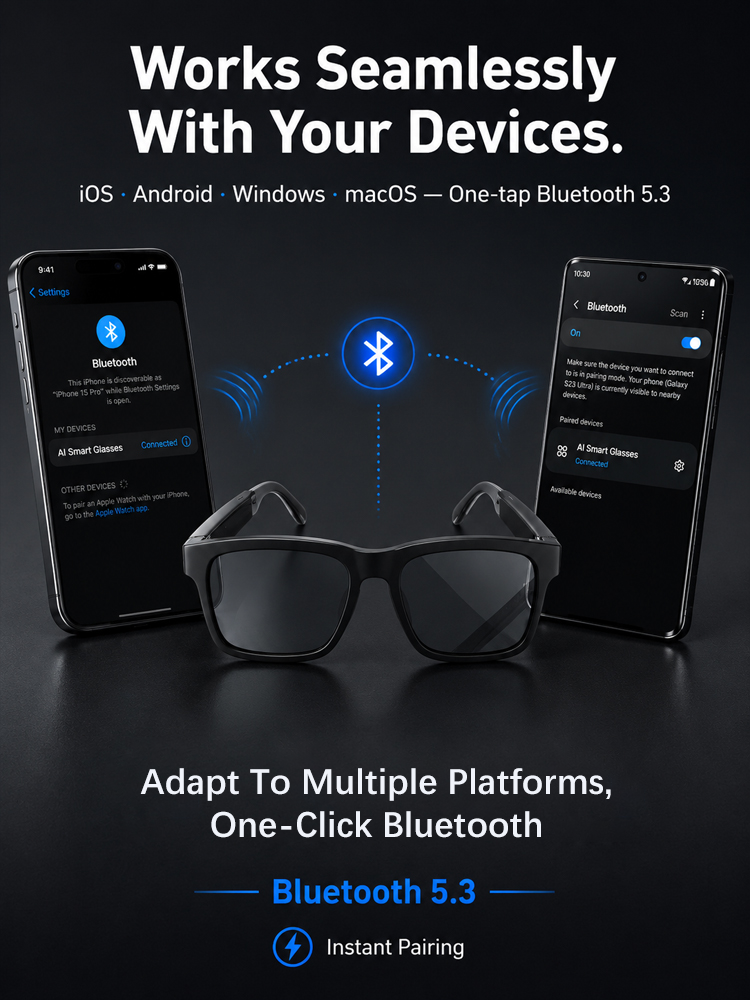 🔥👓🌍😩 Language Barriers Ruining Your Travel Experience? ✈️ Translate on the Go with AI Smart Glasses — No Internet Required! 🗣️✨