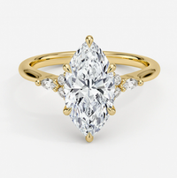 Gold - Marquise Single Ring
