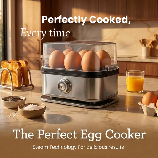 🎉2026 HOT SALE 50% OFF🎉Multifunctional Egg Steamer with Clear Lid
