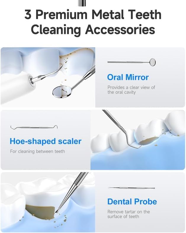 Electric Oral Cleaning Tool with LED Light