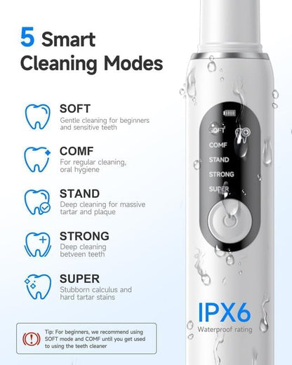 Electric Oral Cleaning Tool with LED Light