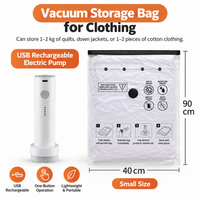 USB rechargeable (electric pump) + Black 40*60cm (small)