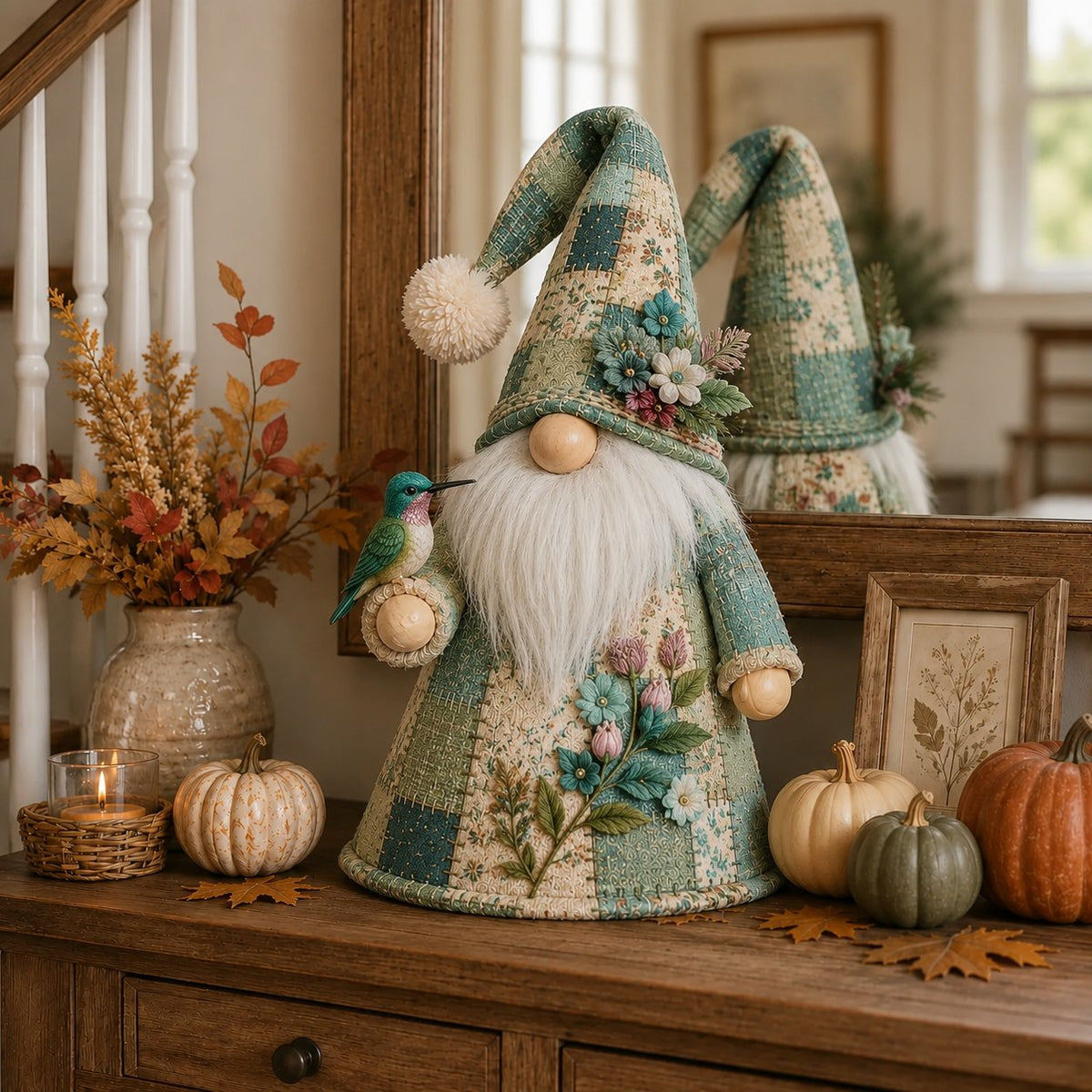 😩 FEELING LIKE YOUR HOME IS MISSING THAT COZY HOLIDAY MAGIC? 🐦✨ Add a Warm Glow & Charming Bird Gnome Touch to Any Shelf, Mantel or Table! 🏡💡