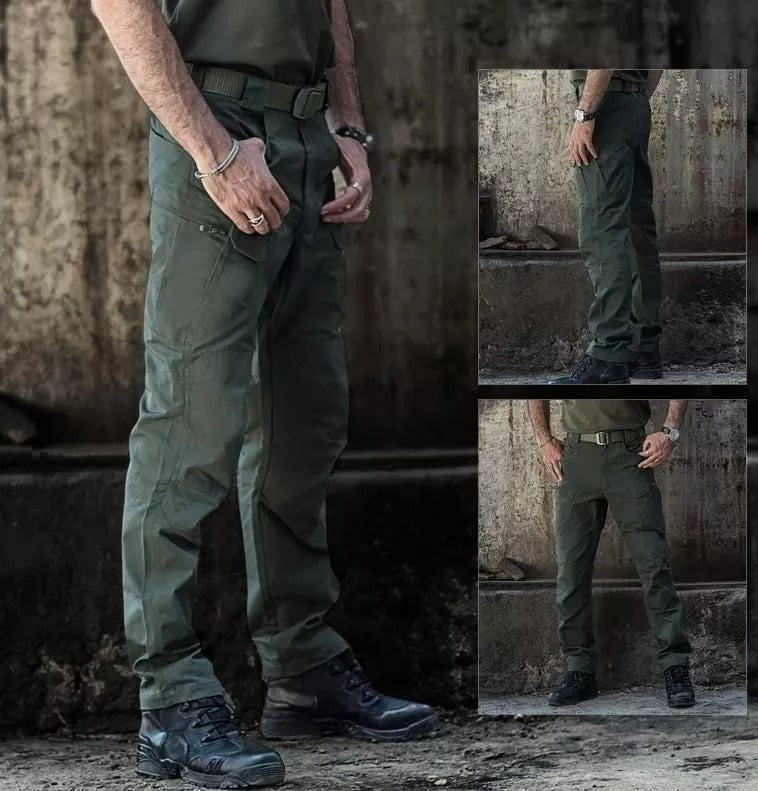✨Final Day Sale 50% OFF-Lightweight Waterproof Ripstop Pants With 8 Pockets, Elastic Waistband-Unisex Stretch Fit