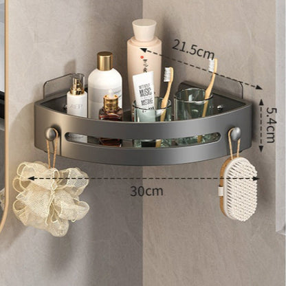 ⏳ HOT SALE🔥No-Drill Triangle Shower Caddy