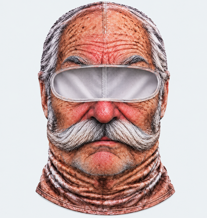 🤣❄️ Funny Realistic Face Ski Mask – Hilarious Winter Balaclava for Skiing, Snowboarding, Parties & Outdoor Fun! 🎿🔥
