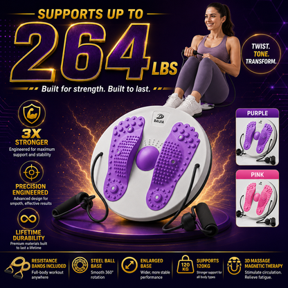 ✨ Waist Twisting Massage & Exercise Balance Board – Burn Fat, Slim Waist & Improve Circulation at Home