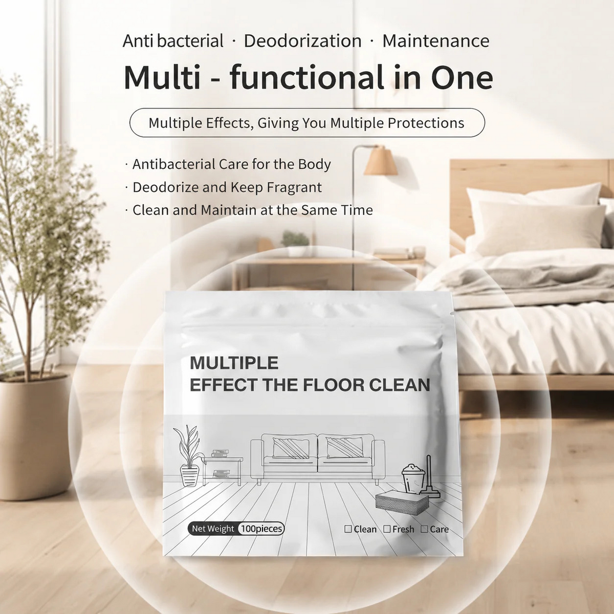🫧Last Day 35% OFF🫧Multi-Surface Antibacterial Cleaner for Hardwood, Tile & Laminate