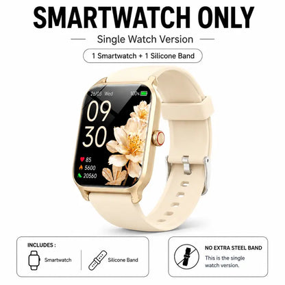 🎁Sports smartwatch. Features include message notifications, call and text messaging capabilities, and more; compatible with most iOS and Android smartphones.💎