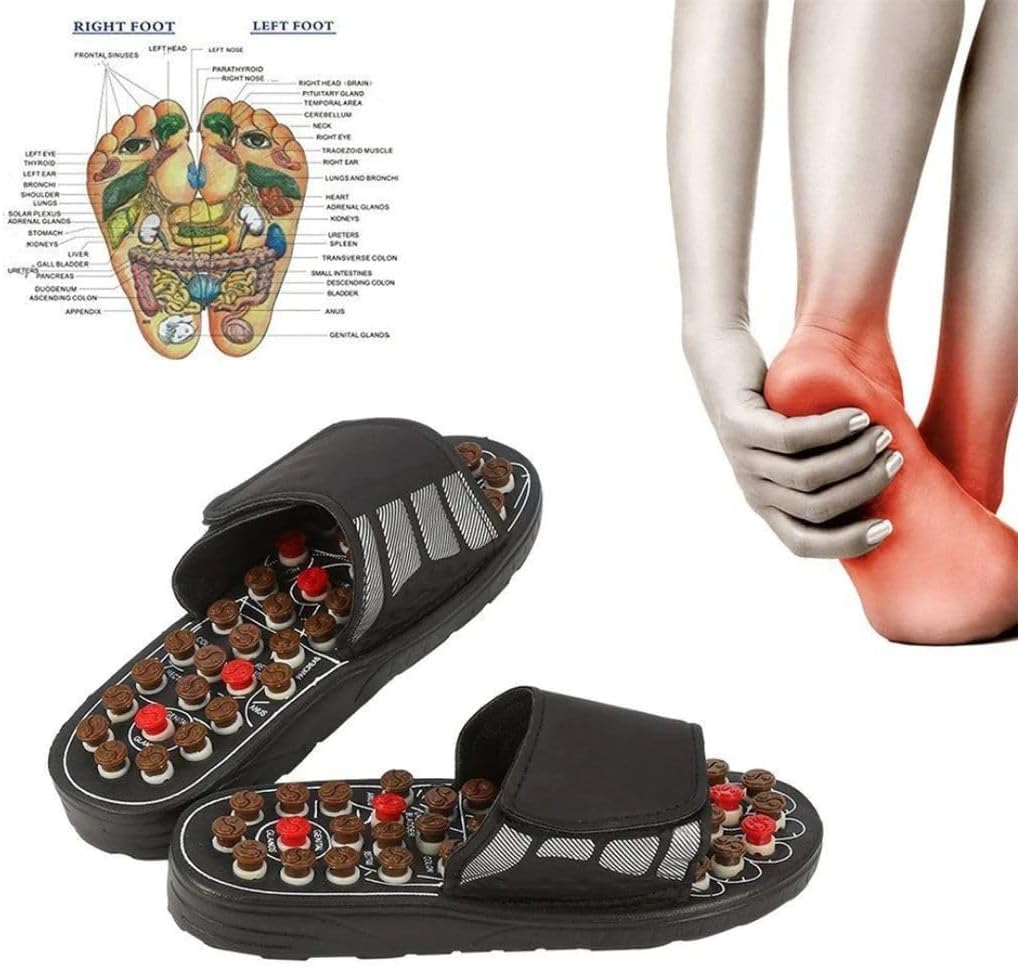 Reflexology Foot Massage Slippers – Acupressure Slides