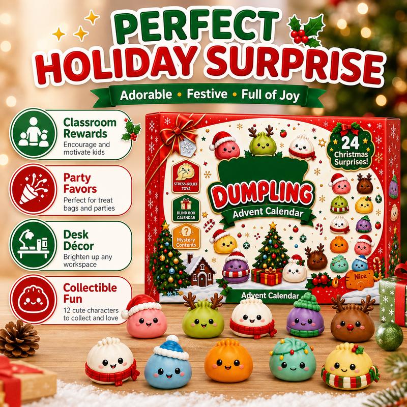 🧡2026 Christmas Mini Slow-Rising Toy Advent Calendar – Holiday Gift🎁