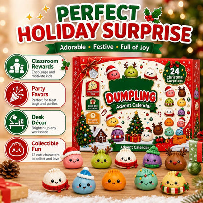 🧡2026 Christmas Mini Slow-Rising Toy Advent Calendar – Holiday Gift🎁