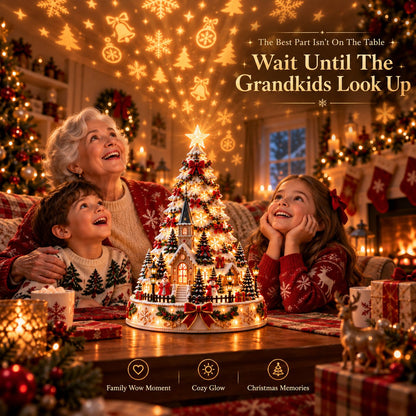 🎄 Tired of Empty, Lifeless Holiday Decor? Transform Any Space Into a Warm Christmas Wonderland with the Christmas Village Lightscape Tree ✨