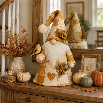 😩 FEELING LIKE YOUR HOME IS MISSING THAT COZY HOLIDAY MAGIC? 🐦✨ Add a Warm Glow & Charming Bird Gnome Touch to Any Shelf, Mantel or Table! 🏡💡
