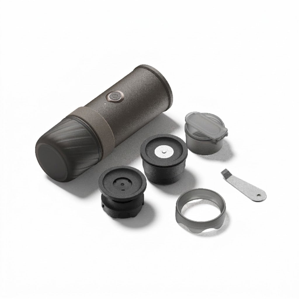No Hot Water? No Outlet? No Problem. Fresh Hot Espresso Anywhere You Go.