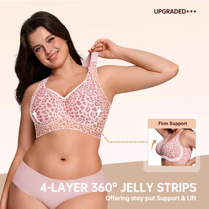 ✨2PCS FREE SHIPPING✨ OEAK Wirefree Jelly Bra Comfort Full Coverage Padded Bra