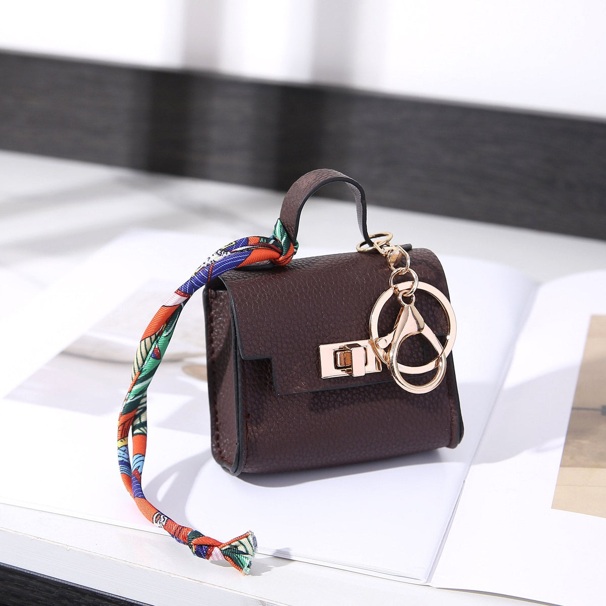 👜Mini Square Bag Pendant Keychain