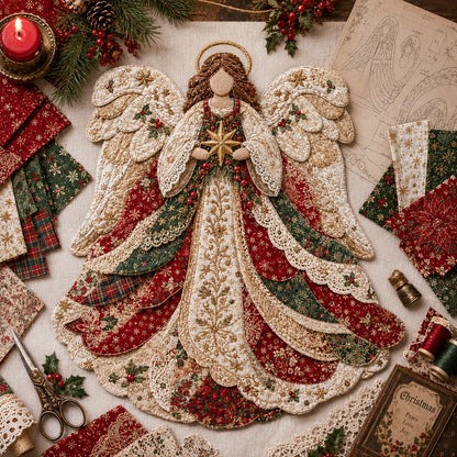 🎄😩 TIRED OF THE SAME BORING CHRISTMAS DECOR? ✨ CREATE SOMETHING UNIQUE! This DIY Patchwork Kit Turns Any Space Into a Warm & Festive Christmas Wonderland! 🎅❤️