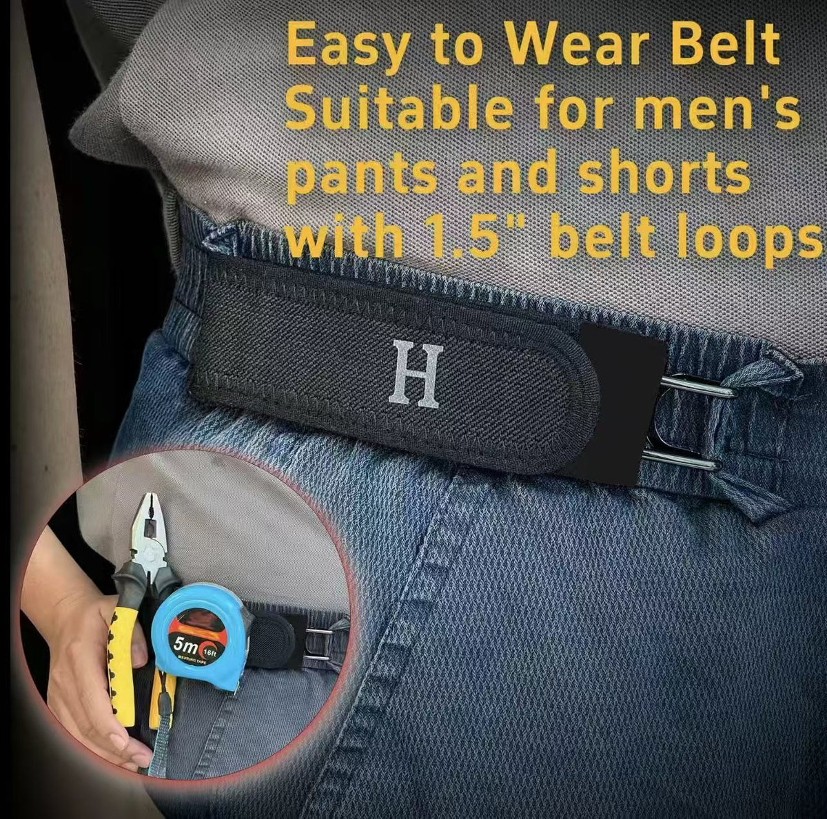 😩 TIRED OF TIGHT BELTS THAT DIG INTO YOUR WAIST? 🔥 Meet the Flexible Metal Hook Belt—COMFORTABLE, PRACTICAL & BUILT FOR MULTIPLE USES! 💪