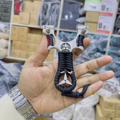 1PC Powerful Hunting Resin Star Slingshot With Laser Sight