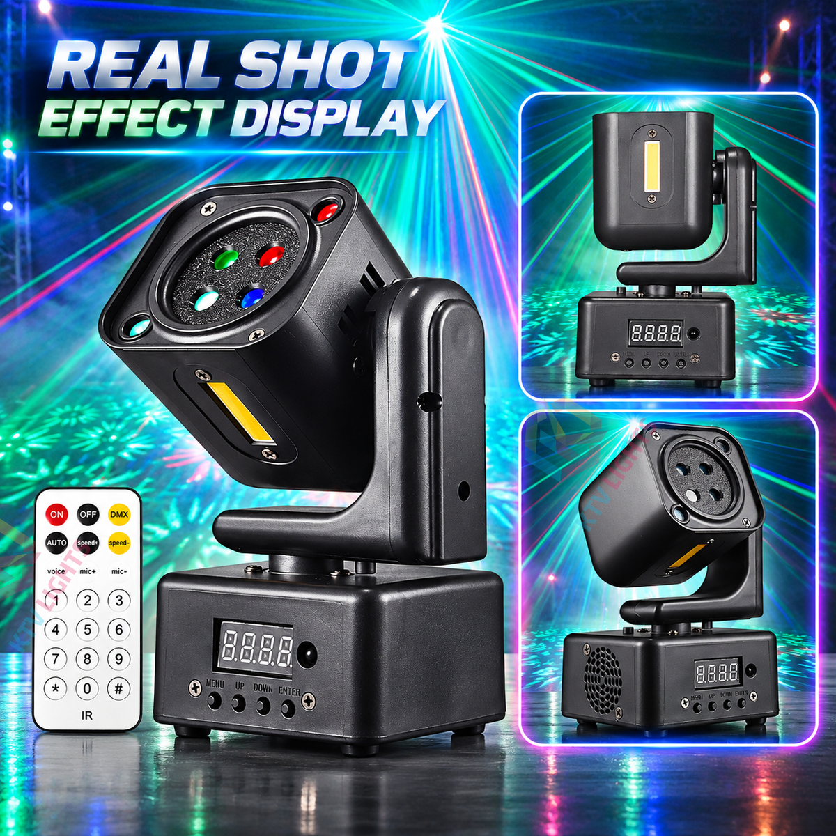 😩 Boring Party Lights Ruining Your Vibe? 🎉 Transform Any Room into a Dazzling Dance Floor with the Moving Head Star Laser Light! ✨🔴