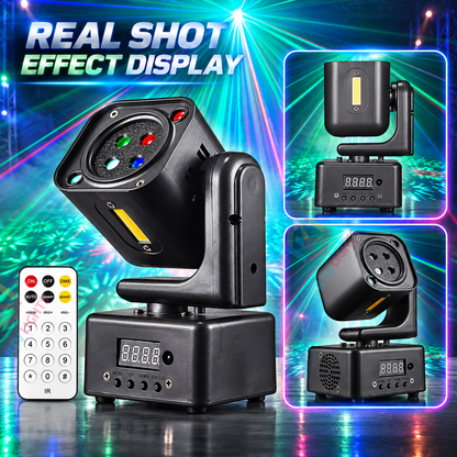 😩 Boring Party Lights Ruining Your Vibe? 🎉 Transform Any Room into a Dazzling Dance Floor with the Moving Head Star Laser Light! ✨🔴