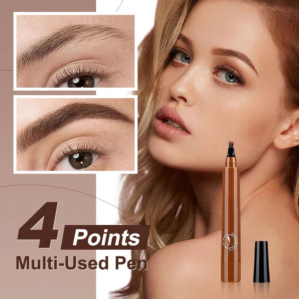 🎁Waterproof Four-tip Beard and Eyebrow Pen✨
