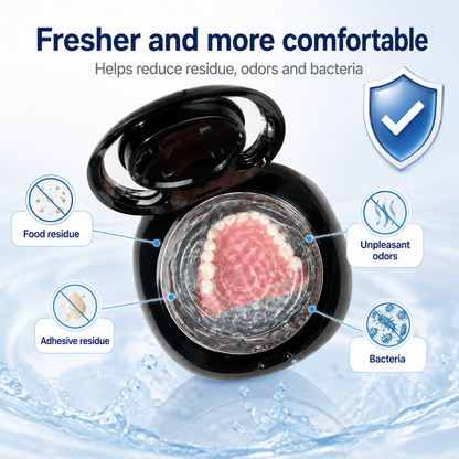 🥳2026 HOT SALE🥳💞50K+ SOLD!🦷 Denture Dome Ultrasonic UV-C Cleaner – For a fresher, cleaner denture in just 5 minutes