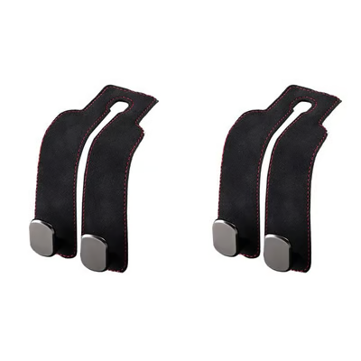 Suede Leather Car Seat Hook