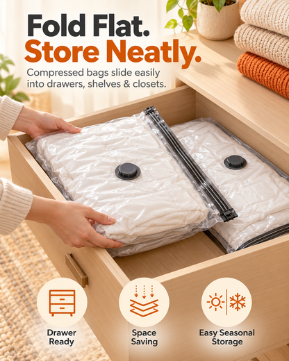 🥰Limited-time offer: 50% off 🥰space-saving vacuum storage bags with cordless electric pump (today only)