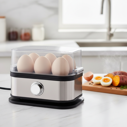 🎉2026 HOT SALE 50% OFF🎉Multifunctional Egg Steamer with Clear Lid