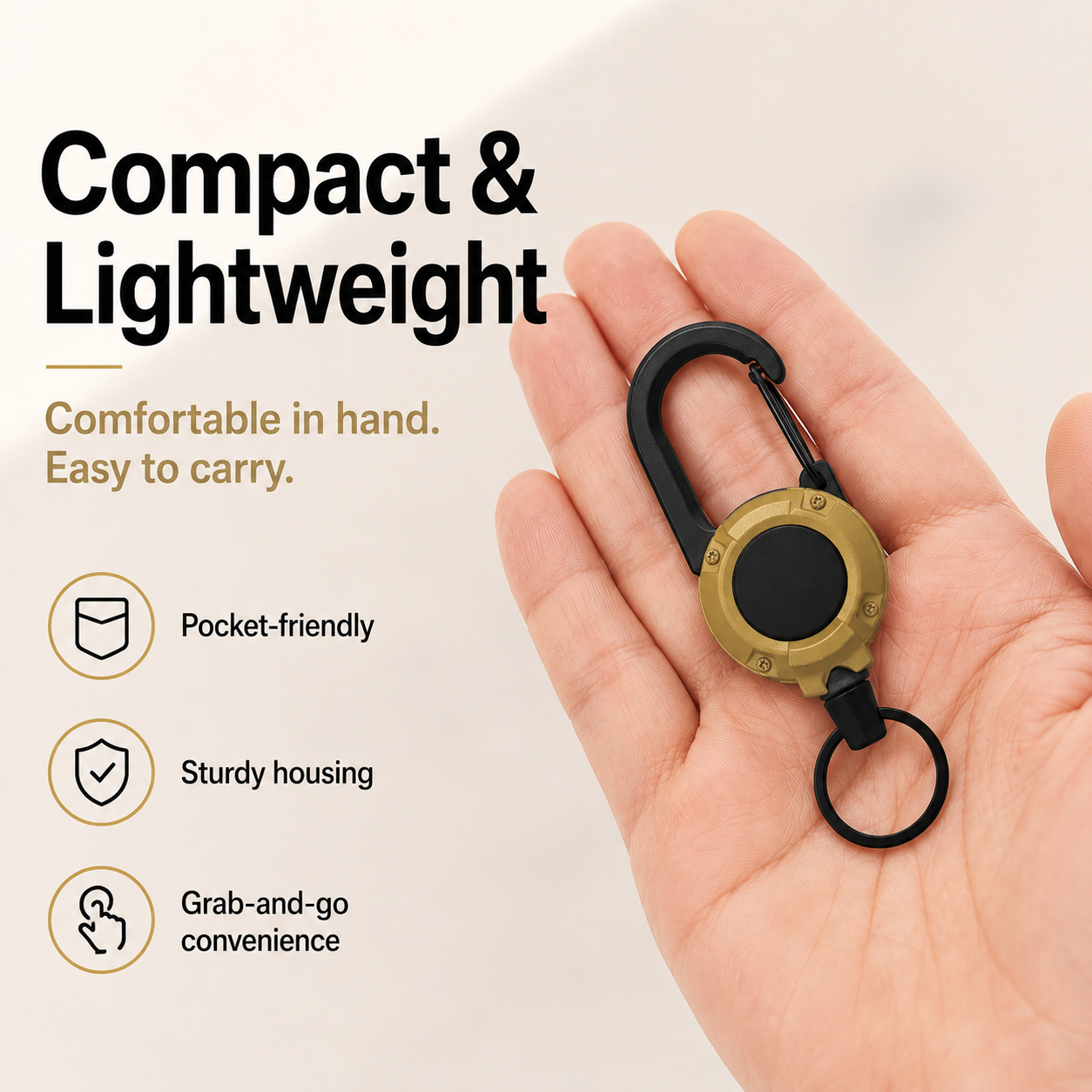 BUY 1 FREE 1✨Heavy‑Duty Retractable Keychain