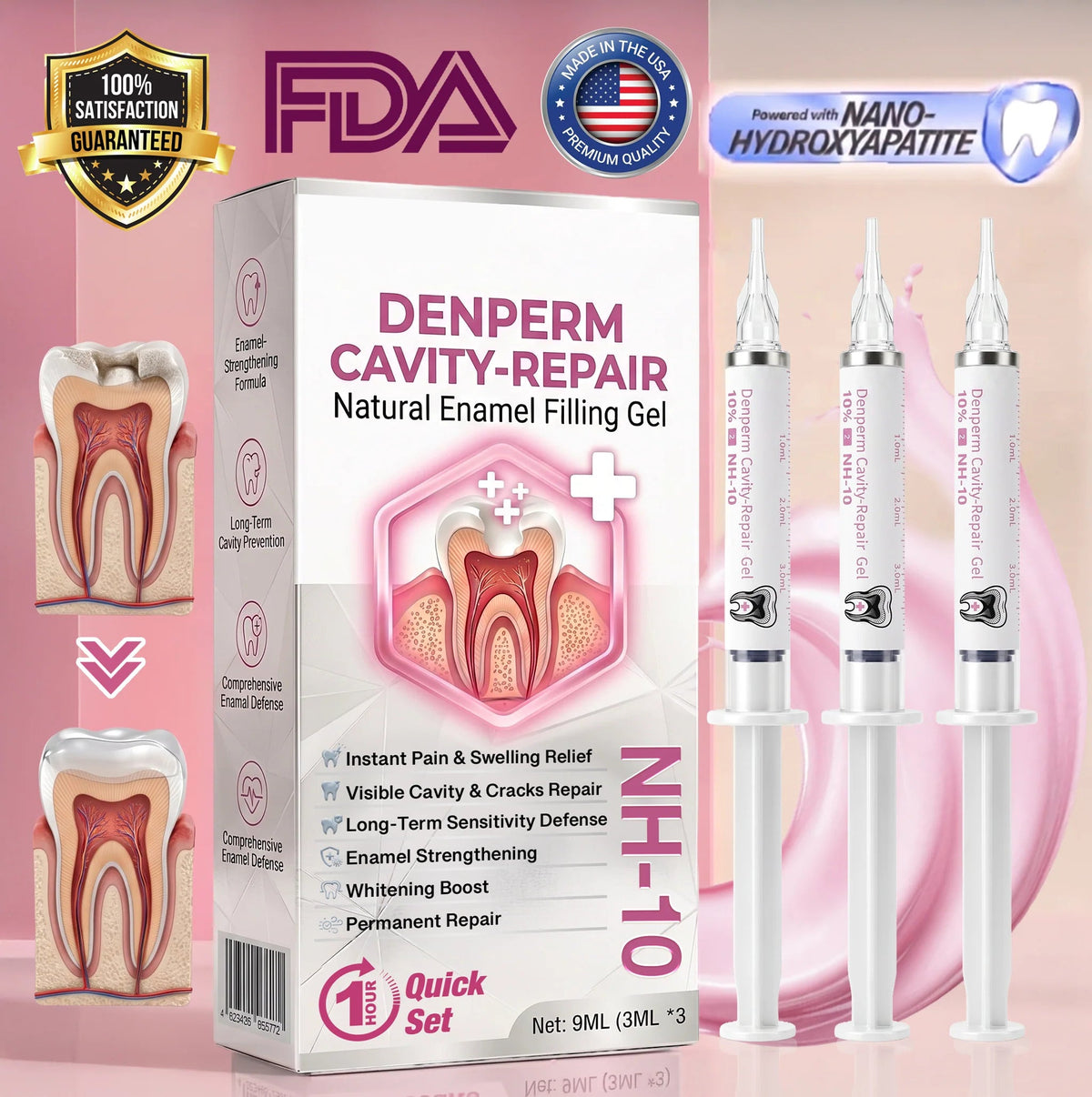 🔥Limited-Time 50% OFF – Tooth Enamel Care Gel for Daily Oral Care