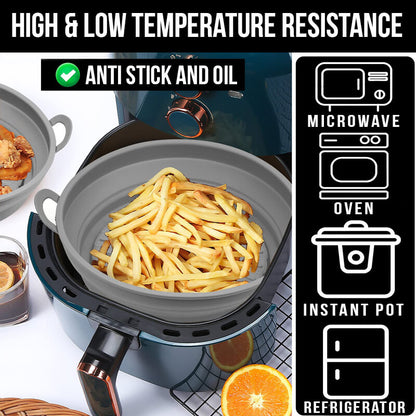 🚚 Limited Warehouse Clearance Sale🔥Air Fryer Silicone Grill Pan