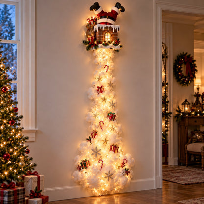 ✨ Turn Any Wall Into Christmas Magic — Create a Warm, Cozy Holiday Glow in Seconds! 🎄