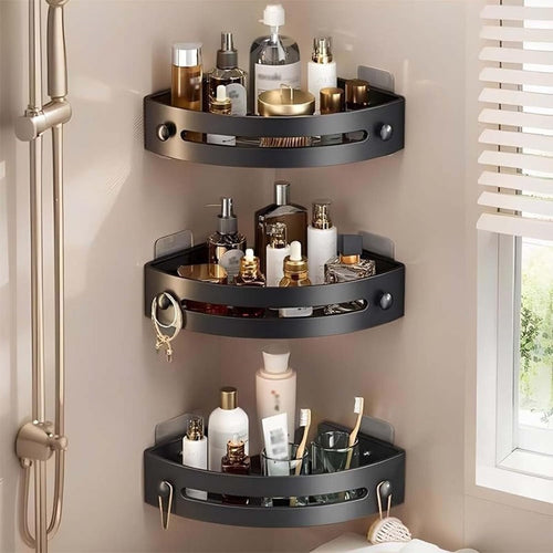 ⏳ HOT SALE🔥No-Drill Triangle Shower Caddy