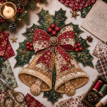 🎄😩 TIRED OF THE SAME BORING CHRISTMAS DECOR? ✨ CREATE SOMETHING UNIQUE! This DIY Patchwork Kit Turns Any Space Into a Warm & Festive Christmas Wonderland! 🎅❤️