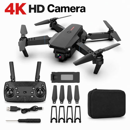 SkyView™ Foldable Dual-Camera Drone with Screen Remote