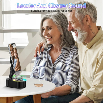 🔥5-in-1 Wireless Speaker Stand—featuring smart sensing and Bluetooth 5.4 connectivity, Dolby surround sound with deep bass, an adjustable phone holder, an LED light, and a power bank.💎