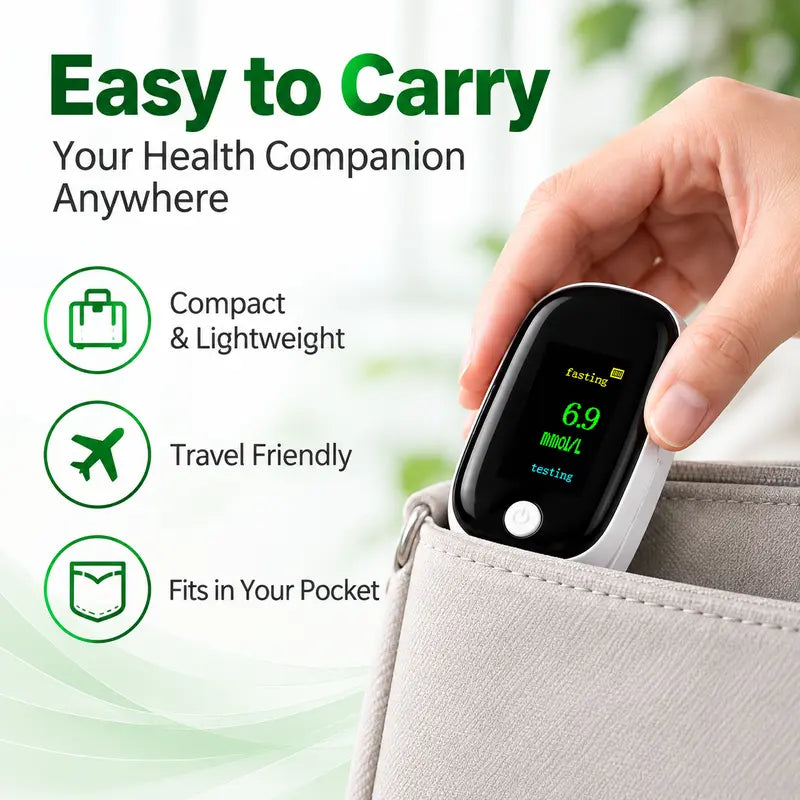 💎(Fewer than 50 left!!!)Non-Invasive Fingerstick Blood Glucose Meter—Results in 5 Seconds.🎁