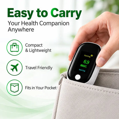 💎(Fewer than 50 left!!!)Non-Invasive Fingerstick Blood Glucose Meter—Results in 5 Seconds.🎁