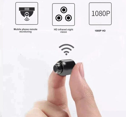 🏠 Worried About Your Home While You're Away? 👀 Get Peace of Mind with This Mini Wi-Fi Security Camera Featuring 1080P HD, Night Vision & Motion Detection! 🔒