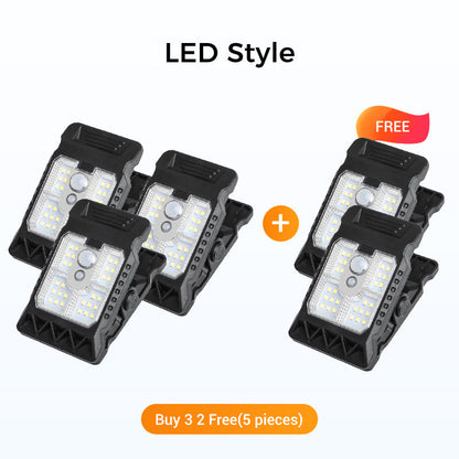 🌿 Solar clip light with motion sensor – 🔥Buy 2 now, get 1 free! Perfect for gardens, balconies, and patios! 🏡✨