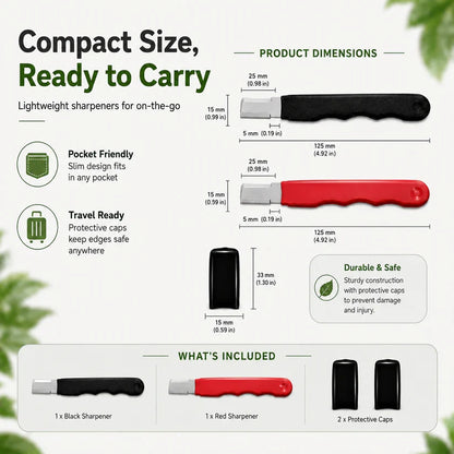 2Count Professional Kitchen Knife Sharpener