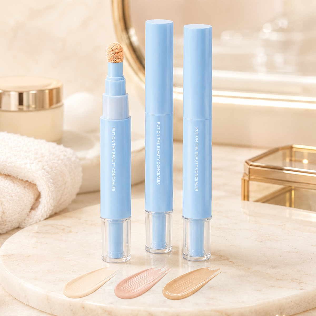 😩 DARK CIRCLES & BLEMISHES RUINING YOUR MAKEUP? 💄 ✨ 2-IN-1 COVERAGE: CONCEAL + FOUNDATION IN ONE EASY STEP!