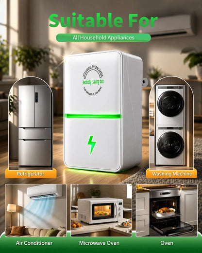 💎2026 Upgraded Smart Energy-Saving Plug—featuring power factor optimization, voltage stabilization, and surge protection; suitable for a wide range of electrical appliances.🍀