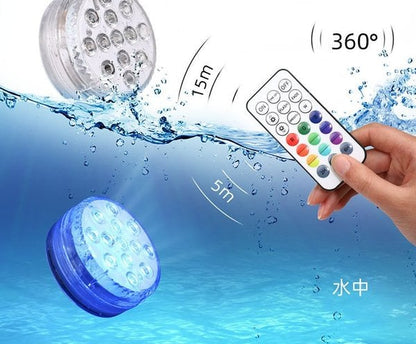 🔥60% OFF🔥🔦Remote Control Waterproof Magnet Suction LED Pool Lights